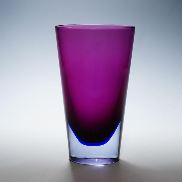 Rare Art Glass Vase by Flavio Poli for Seguso Vetri d'Arte For Sale - Image 6 of 9