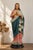 Large antique french sacred heart of jesus statue in polychrome and gilt plaster, signed puccini, dating from the late...