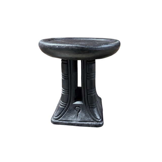 Tribal Vintage Tribal Nobility Bamileke Stool/Table Cameroon 13" H For Sale - Image 3 of 8