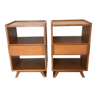 Eliel Saarinen Rway Furniture Nightstands- A Pair For Sale