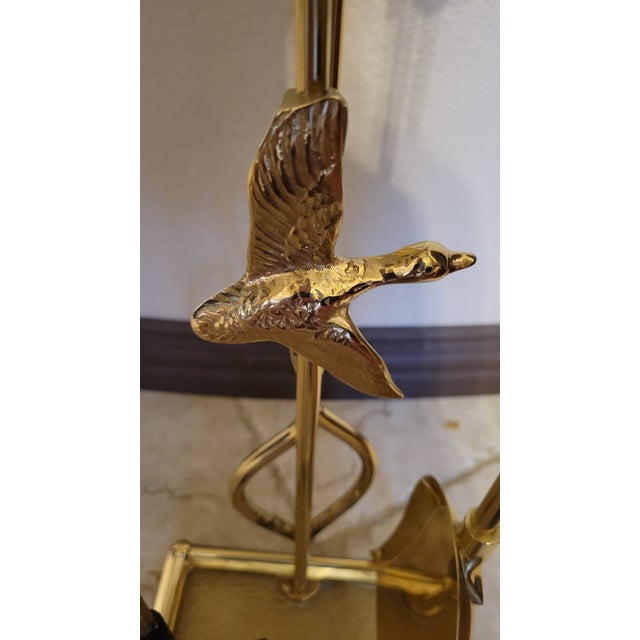 Vintage Brass Set of Fireplace Tools- 5 Pieces For Sale In Dallas - Image 6 of 12