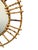 Wood Vintage French Round Rattan Mirror, 1950s For Sale - Image 7 of 7