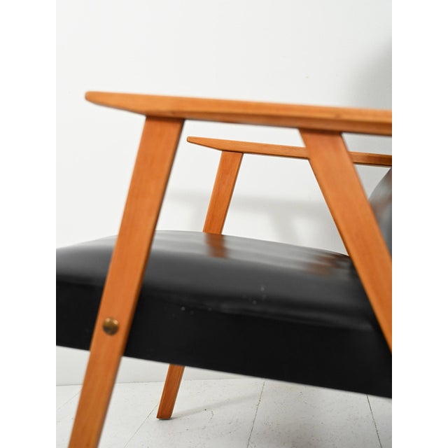 Scandinavian High Back Armchairs, 1960s, Set of 2 For Sale - Image 6 of 11