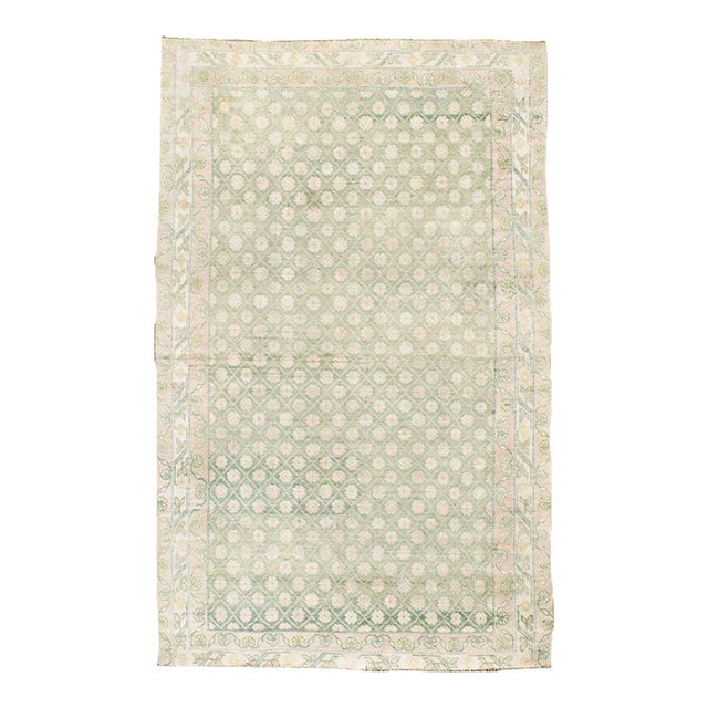 Galerie Shabab Collection Mid-20th Century Indian Cotton Agra Rug For Sale