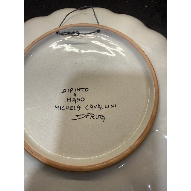 1960s Deruta Bowl Made in Italy by Michela Cavallini For Sale - Image 10 of 11