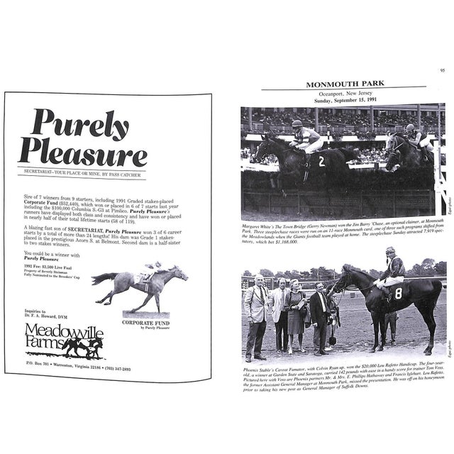 "American Steeplechasing 1991" Colgan, Charles T. [Editor] For Sale - Image 11 of 12