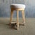 Not Yet Made - Made To Order Jasper White Oak Swivel Stool With Genuine Sheepskin Upholstery in Natural For Sale - Image 5 of 12