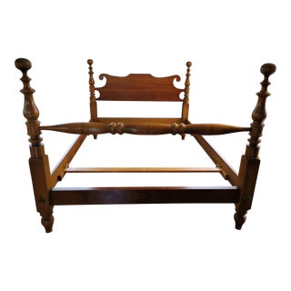 1950s Stickley Cherry Bed For Sale