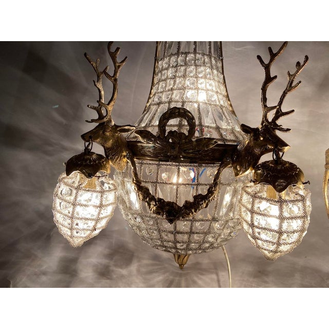 Circa 1980 French Louis XVI Gold Bronze Wall Lamps/ Sconces – Pair For Sale - Image 9 of 18