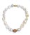 Late 20th Century Bochic “Capri” Vintage Baroque Pearl & Multi Gem Necklace Set in 18K & Silver For Sale - Image 5 of 6