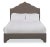 Casa Cosima Clementine California King Bedframe, Mushroom Velvet For Sale - Image 4 of 4