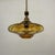 Yellow Mid-Century Glass Pendant Lamp, 1970s For Sale - Image 8 of 18
