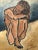 Ben-Zion Weinman, American Modernist Oil Painting Nude Male on Beach WPA Artist Group of 10 For Sale - Image 4 of 5