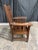 Stickley Brothers Early 1900s Antique Stickley Bros. Arts & Crafts Oak Chair With Velvet Upholstery For Sale - Image 4 of 12