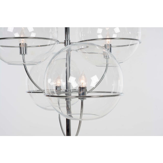 Metal Magastretti Chandelier For Sale - Image 7 of 11