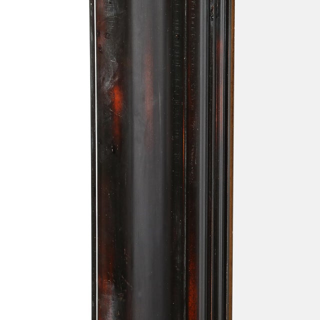 Black Mid-Century French Polished Tortoise Hue Finish Molding Mirror by Karl Springer For Sale - Image 8 of 12