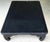 A striking Chinese black lacquer low table in the Ming style, dating to the 1940s, with an exceptional and deeply personal...