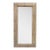 1970s Modernist Oversized Bamboo Wall Mirror For Sale