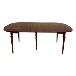 Vintage Watertown Slide Multi-Function Mahogany Expanding Console-to-Dining Table For Sale