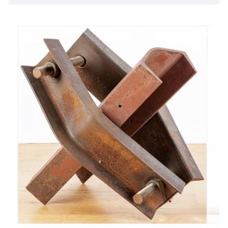 Oleg Sohanievich, Corten Steel Sculpture Oleg Sohanievich Non Conformist Avant Garde Ukrainian, 1994 For Sale