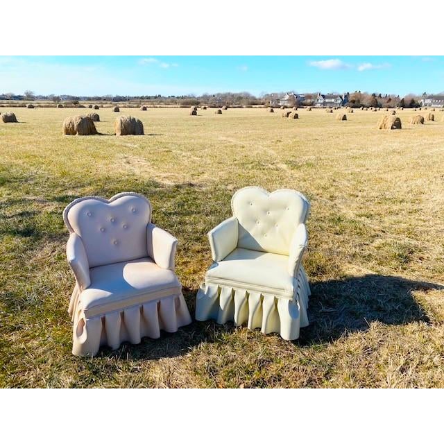 1950s A Boudoir Sweetheart Chair Attributed to LoveShackFancy For Sale - Image 5 of 11