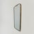 Wall Mirror with Brass Frame, 1950s For Sale - Image 6 of 13