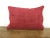 Turkish Handwoven Red Hemp Lumbar Pillow For Sale In Phoenix - Image 6 of 6