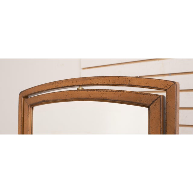 Italian L’oigine Italian Distressed Cheval Dressing Mirror For Sale - Image 3 of 12