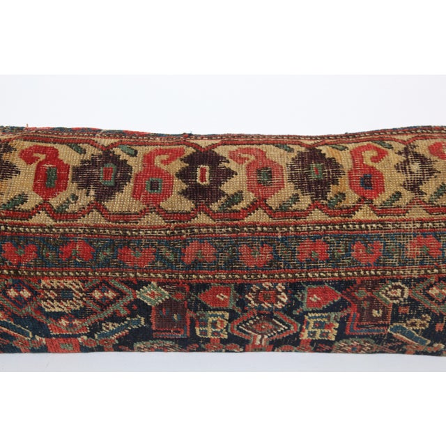 Antique Tribal Rug Pillow Cover -16'' X 41'' For Sale - Image 10 of 12