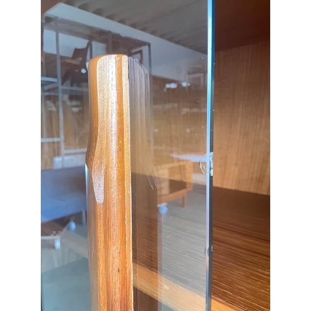 Vintage Danish Teak Hanging Display Cabinet by H. P. Hansen, 1960s For Sale - Image 11 of 14