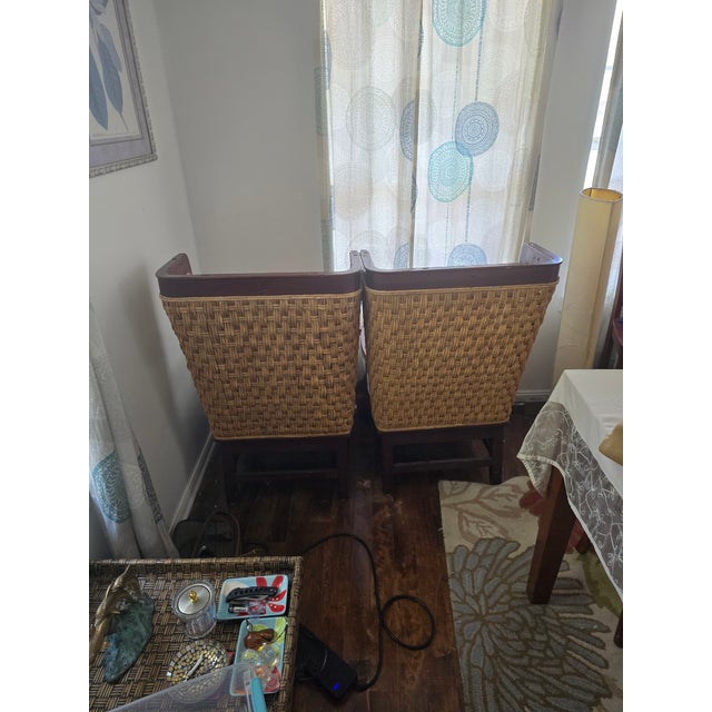 Orkney High Back Chairs Attributed to Ralph Lauren For Sale - Image 12 of 12