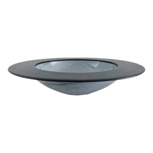 Vintage Giulio Lazzotti for Casigliani Bardiglio Marble and Slate Large Bowl