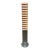 QisDesign Piano White Led Totem Floor Lamp, 2000s For Sale