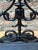 French Architectural Wrought Iron Fence Made Into Lamp, Circa 1880 For Sale In Chicago - Image 6 of 12