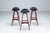 Mid-Century Modern OD61 Bar Stools in Santos Rosewood by Erik Buck for Oddense, Denmark, 1965, Set of 3 For Sale - Image 3 of 12