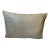 2000s Frye Gray Faux Leather Weaved Decorative Lumbar Pillow For Sale