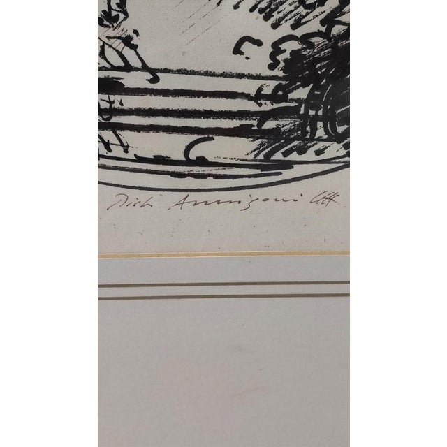 Pietro Annigoni, Abstract Composition, 1970s, Drawing For Sale - Image 6 of 14