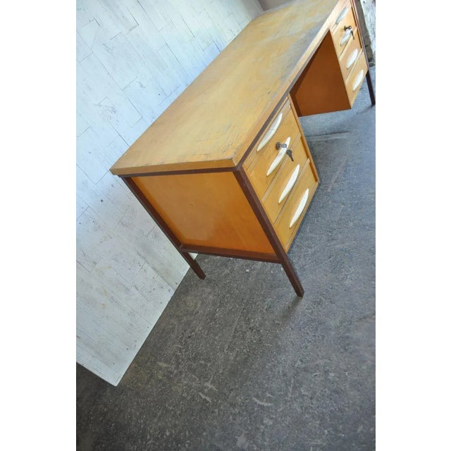 Mid-Century Hungarian Desk For Sale - Image 4 of 9