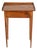 19th Century Louis XVI–Style Walnut Side Table with Gallery Top, France For Sale