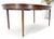 Traditional Very Fine Oval Walnut Banded 68” Long Dining Table w/ 2 Leaves MINT For Sale - Image 3 of 18