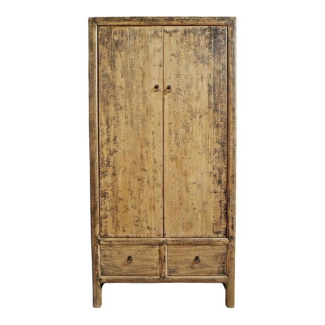 Mid 20th Century Vintage Village Armoire Storage Chairish