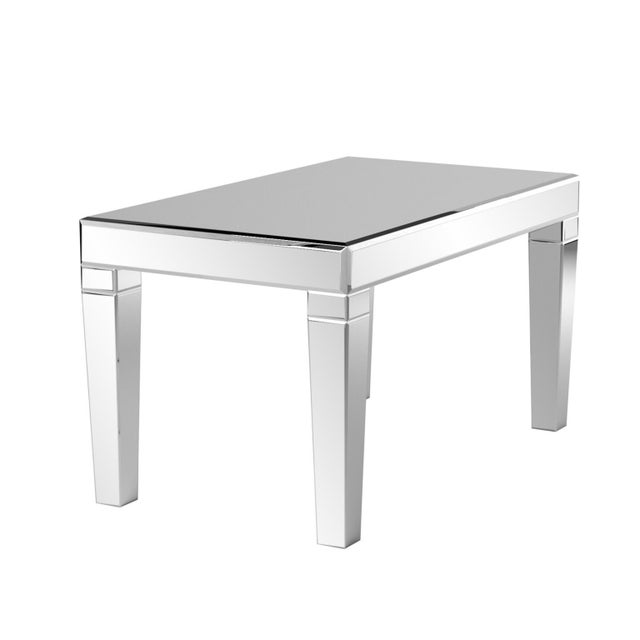 This mirrored coffee table is sleek and sophisticated. Each surface of the table is mirrored which offers the most amazing...