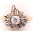 2010s 14 Karat Yellow Gold With Diamond Cluster Cocktail Ring For Sale - Image 5 of 12