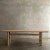 Mid-Century Modern Custom Made Long Elm Wood Console Table 108" For Sale - Image 3 of 8