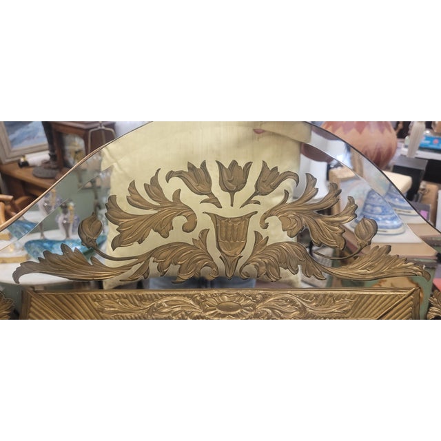 Fine and Unusual Antique Art Deco Mirror For Sale - Image 11 of 15