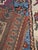 Textile Antique Caucasian Kazak Wool Rug in Brick Red, Indigo Blue & Ivor For Sale - Image 7 of 7
