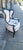 Gothic 1990s Gothic Raven Crow White Velvet and Embroidery Armchair For Sale - Image 3 of 5