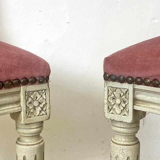 Louis XVI Style Side Chairs, Set of 2 For Sale - Image 4 of 13