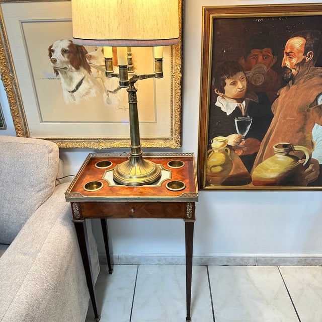 Antique 1890's Boin-Taburet Louis XVI Marquetry Salon Table Napoleon III France For Sale In Miami - Image 6 of 17