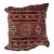 Pillow W/Antique Persian Rug Fragment,1'4" X 1'4" For Sale